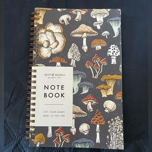 Mushroom & Fungi Lined Spiral Bound Notebook